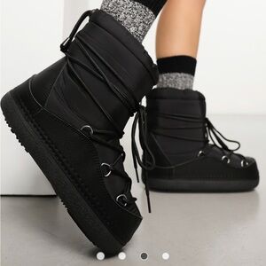Asos Black Moon Boots, Snow Boots, Ski Boots